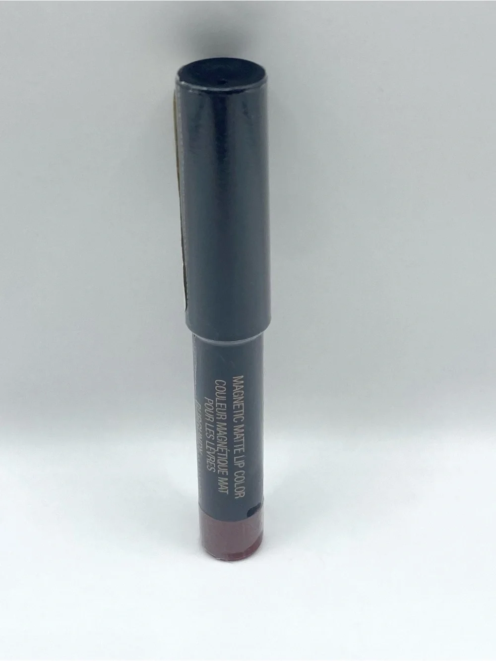 NUDESTIX Magnetic Matte Lip Color PENCIL In Burgundy‎ Travel Size 2.5g .088 Oz